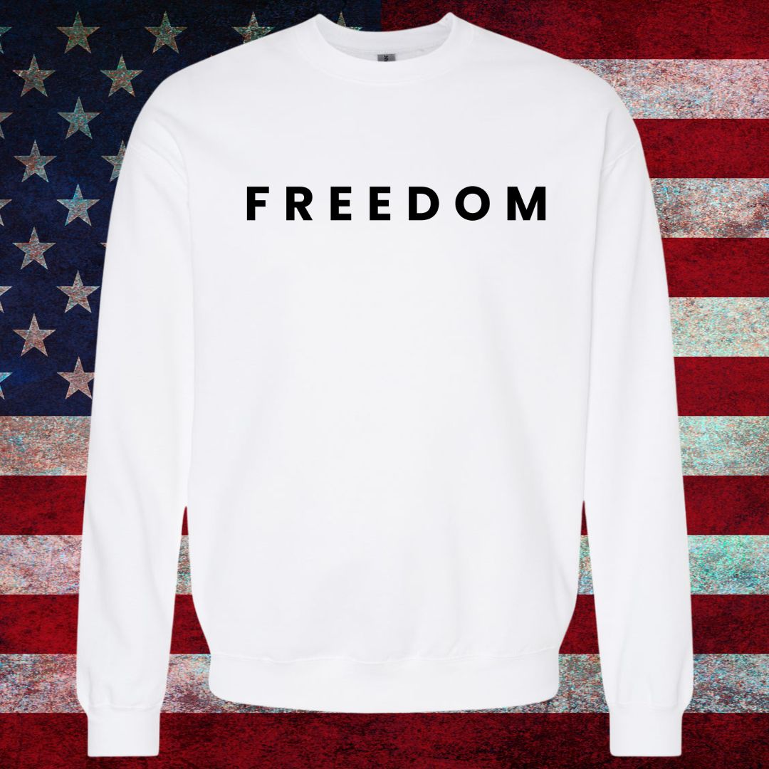Charlie Kirk FREEDOM Crewneck Sweatshirt