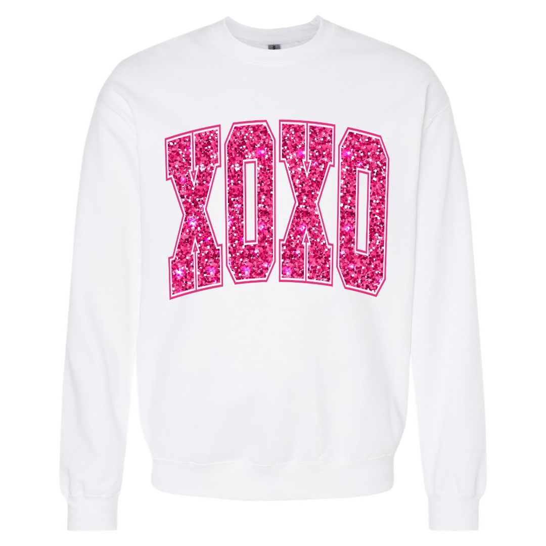XOXO Faux Sequins Sweatshirt