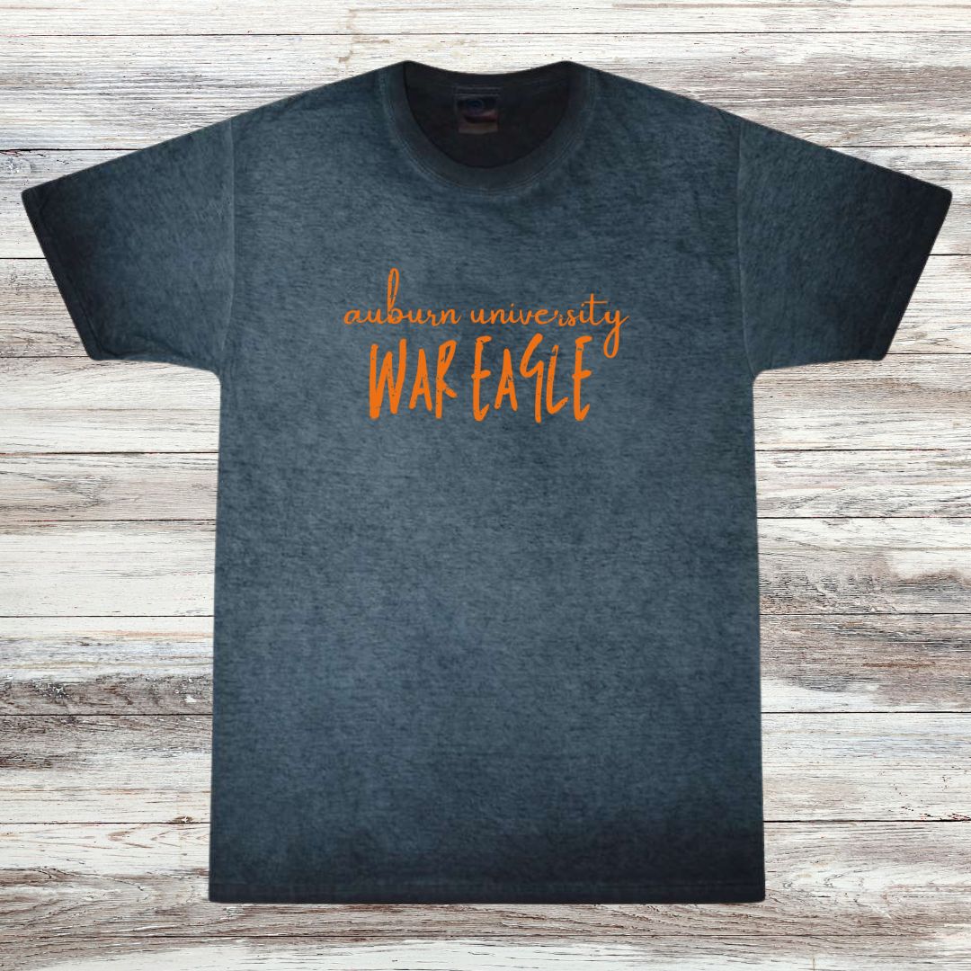 Oil Wash War Eagle Tee