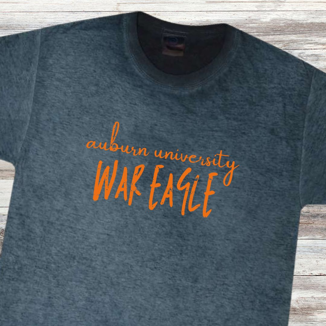 Oil Wash War Eagle Tee