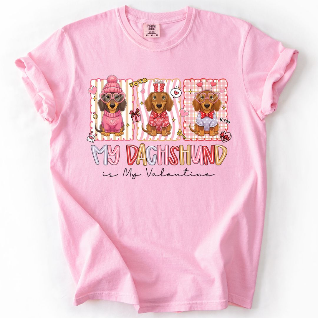 Valentine Dachshund T-shirt