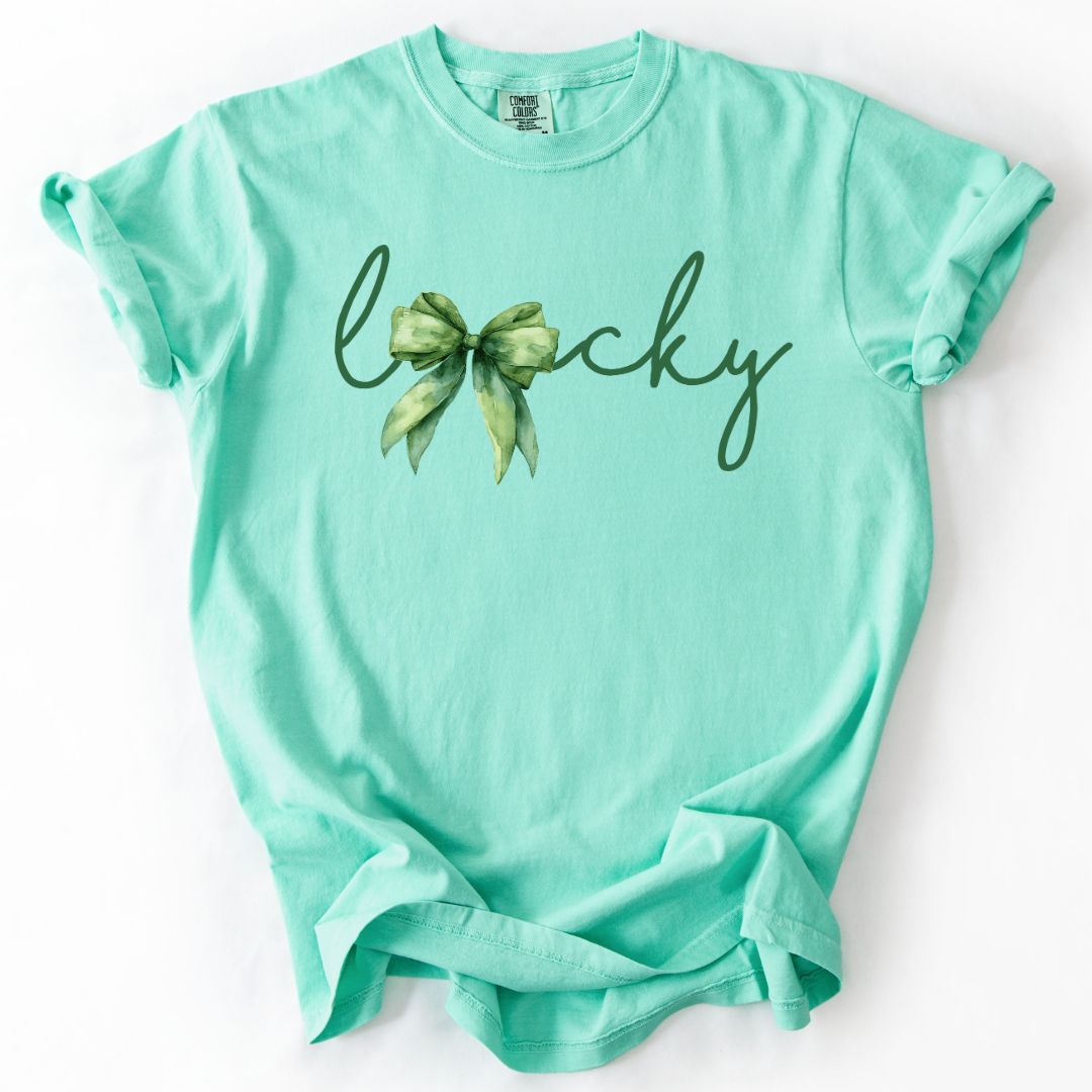 Lucky with a Bow T-shirt
