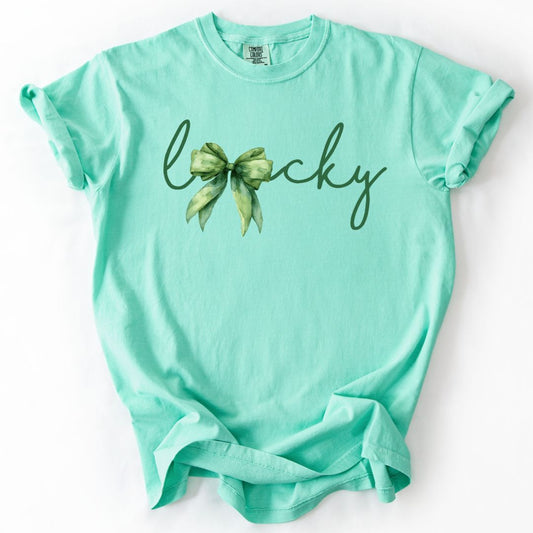 Lucky with a Bow T-shirt