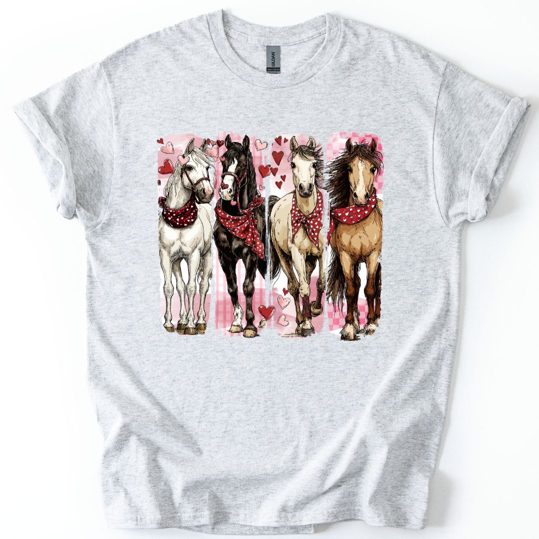Valentine Horses YOUTH T-shirt