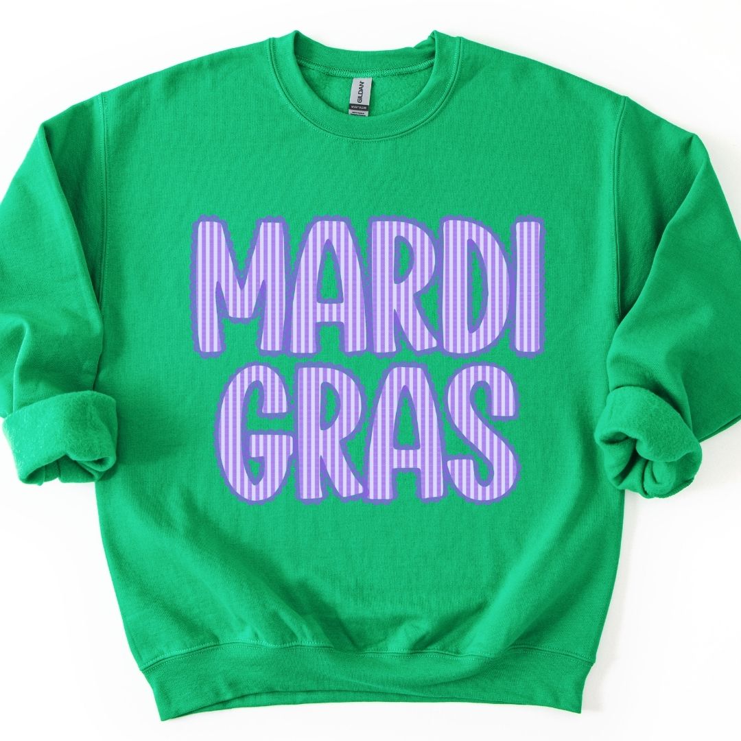 Mardi Gras Purple Stripe T-shirt