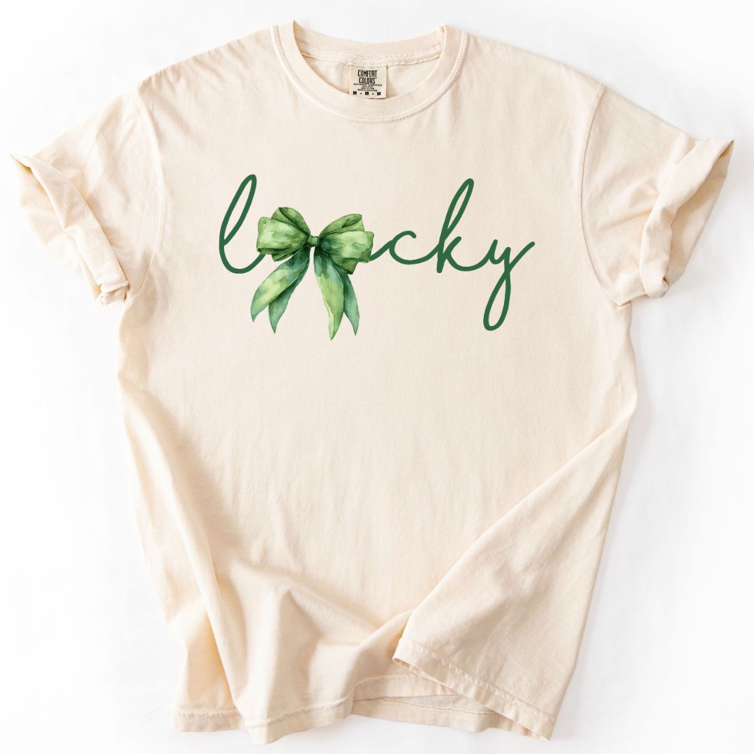 Lucky with a Bow T-shirt