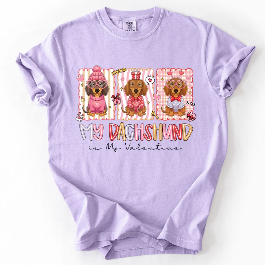 Valentine Dachshund T-shirt
