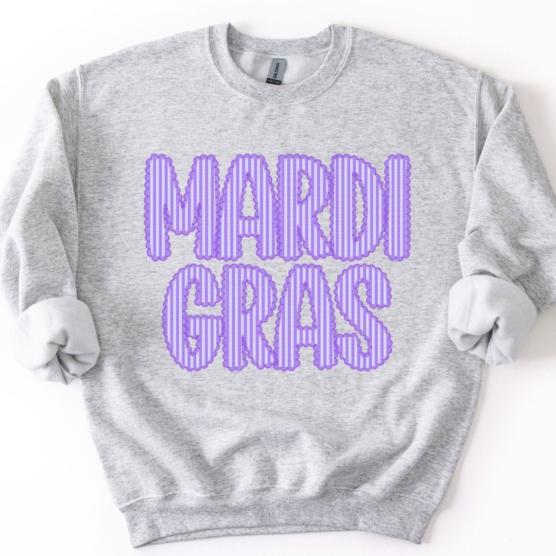 Mardi Gras Purple Stripe T-shirt