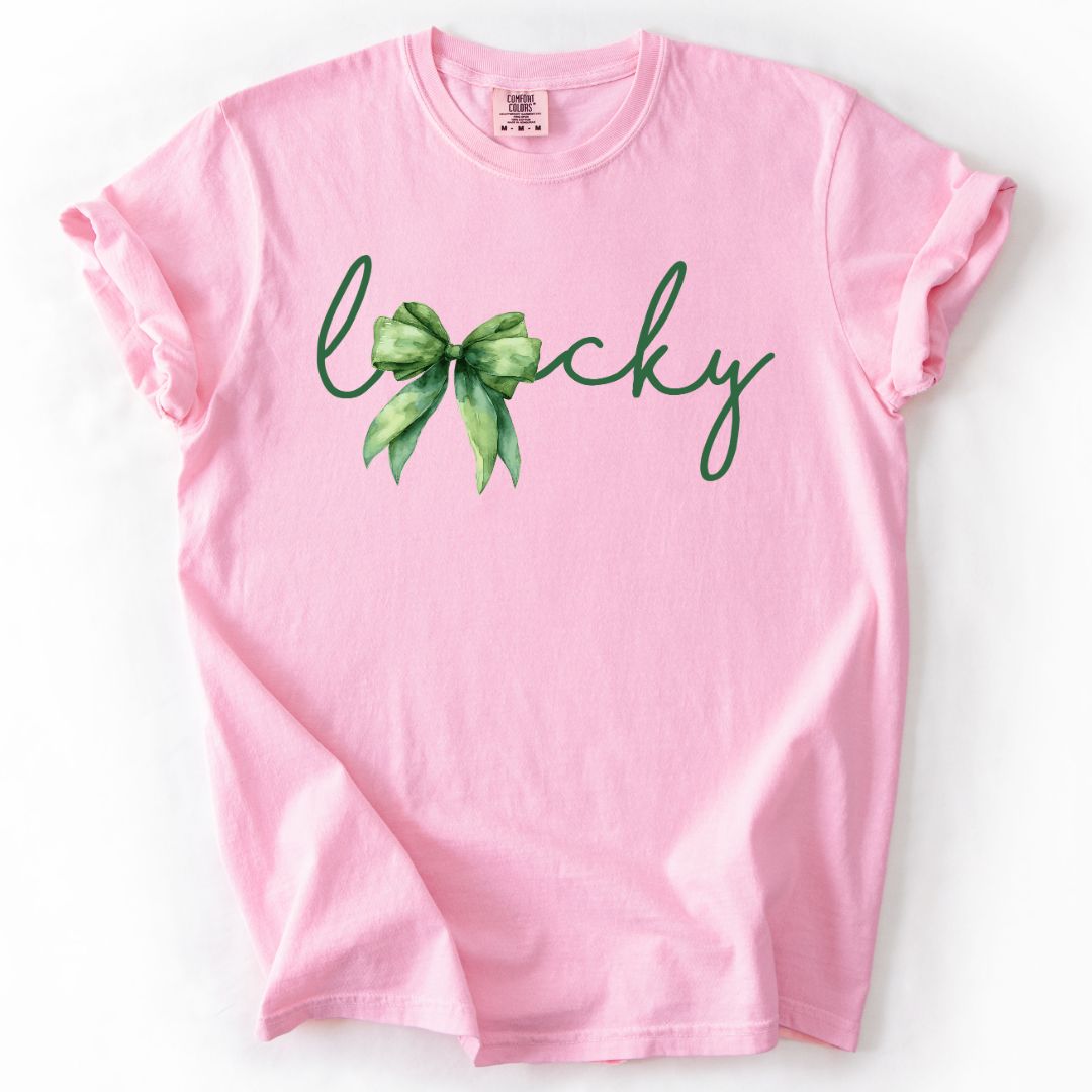 Lucky with a Bow T-shirt