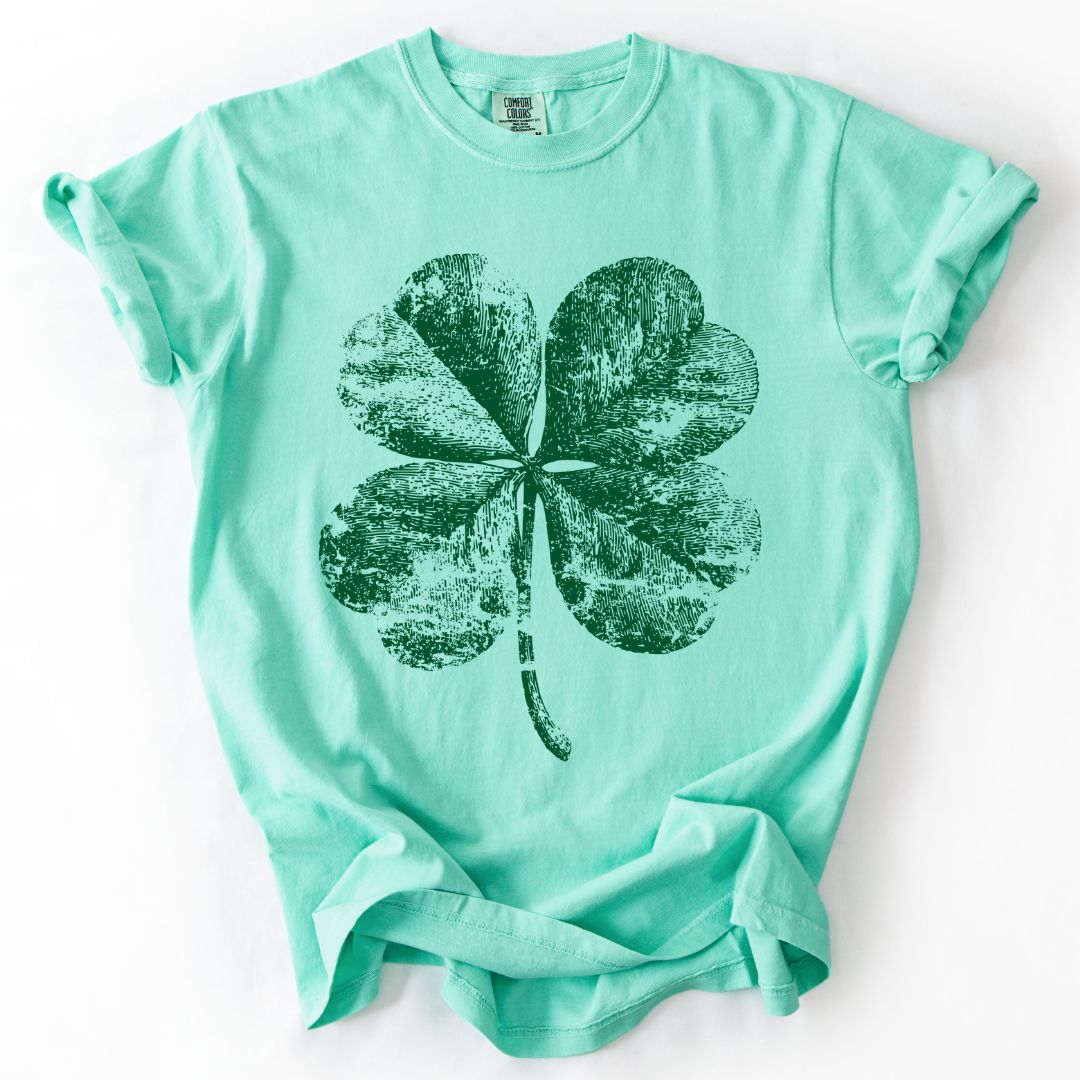 Classic Distressed Shamrock St. Patrick’s Day Shirt