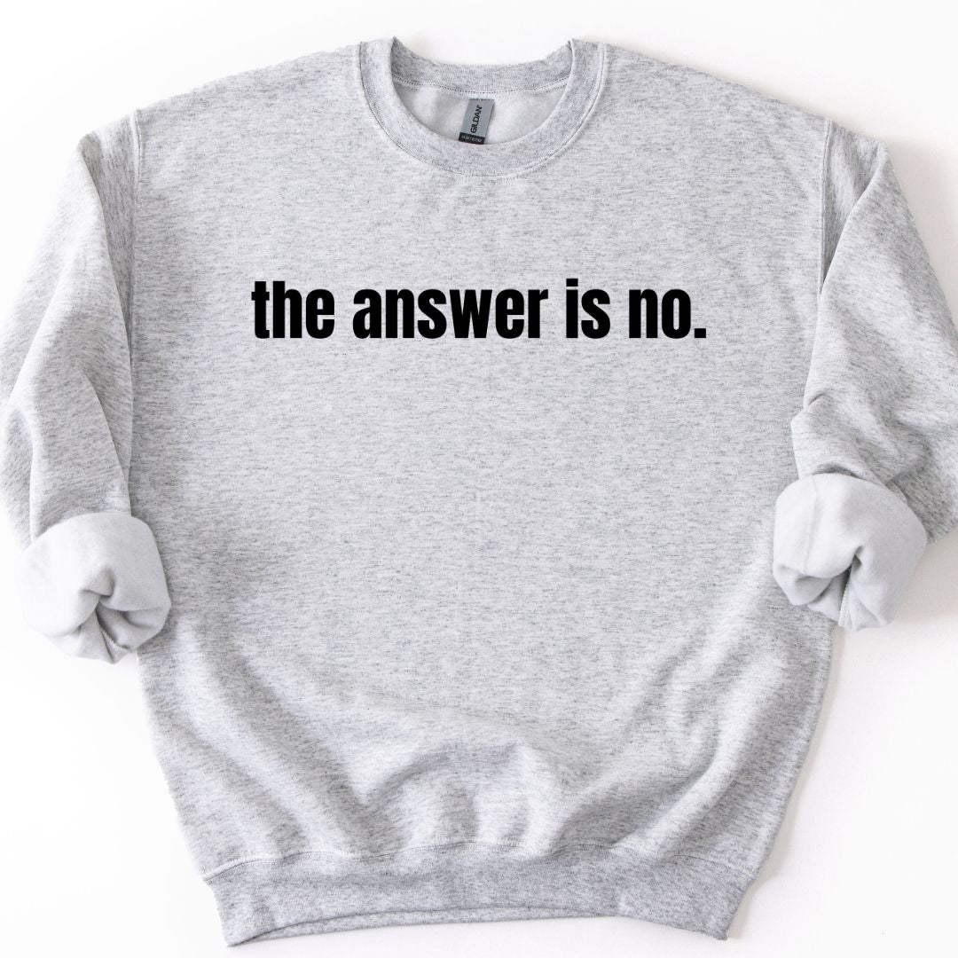the answer is no. T-shirt/Sweatshirt