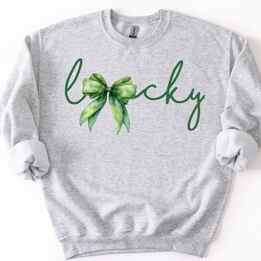 Lucky with a Bow Sweatshirt