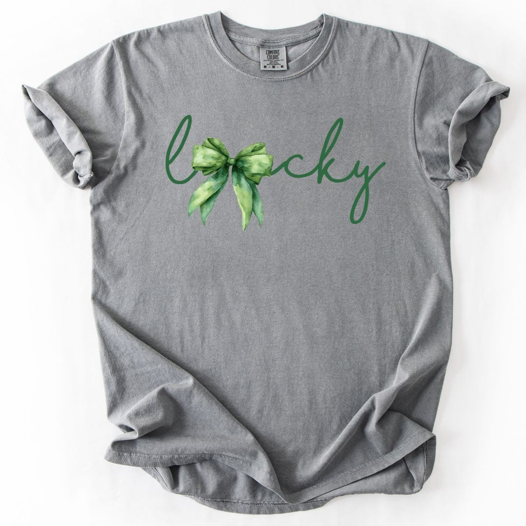 Lucky with a Bow T-shirt