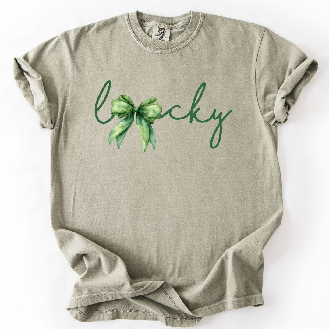 Lucky with a Bow T-shirt