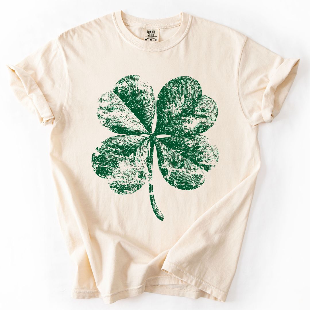 Classic Distressed Shamrock St. Patrick’s Day Shirt