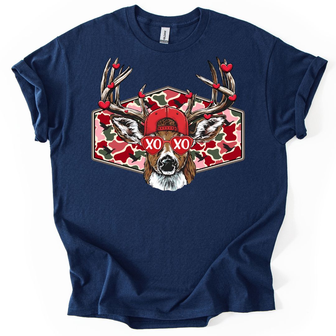 Hearts and Antlers Camo YOUTH Tee
