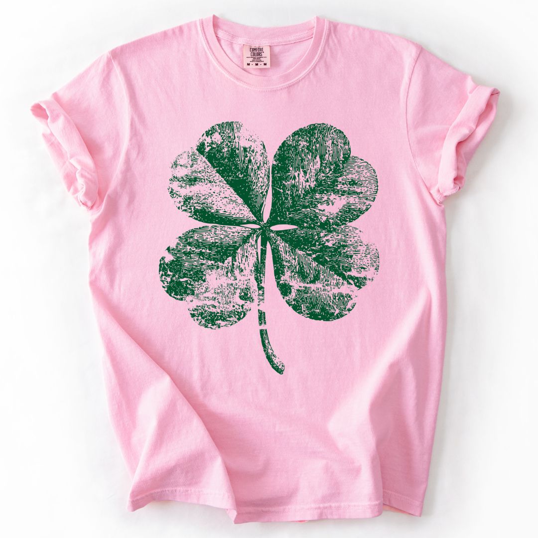 Classic Distressed Shamrock St. Patrick’s Day Shirt