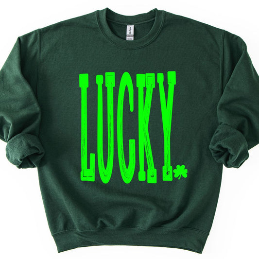 Neon Lucky Sweatshirt