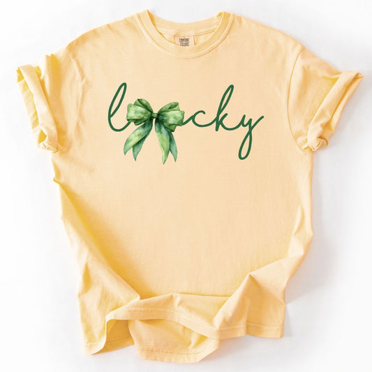 Lucky with a Bow T-shirt