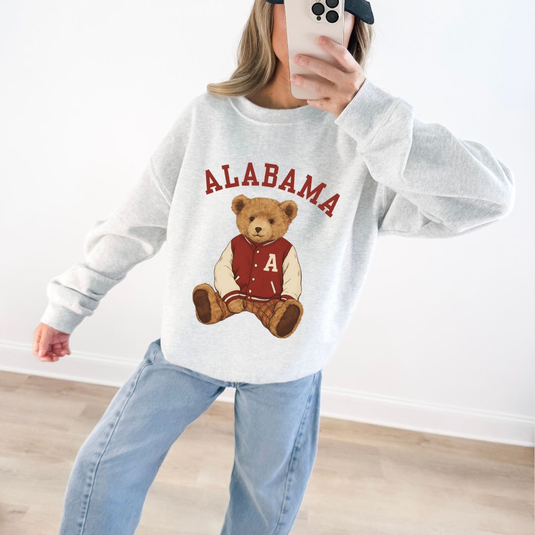 Alabama Bear Crewneck Sweatshirt