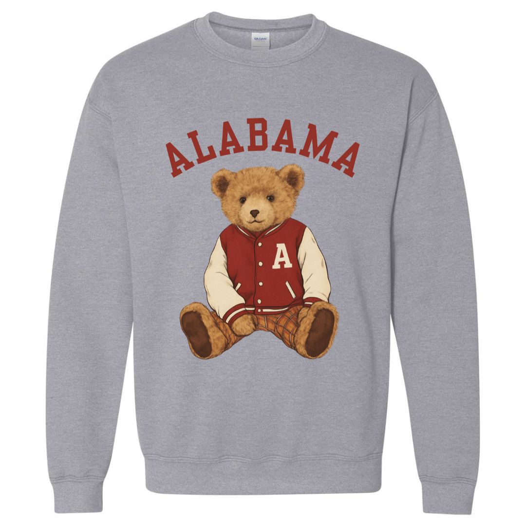 Alabama Bear Crewneck Sweatshirt