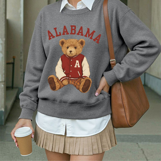 Alabama Bear Crewneck Sweatshirt