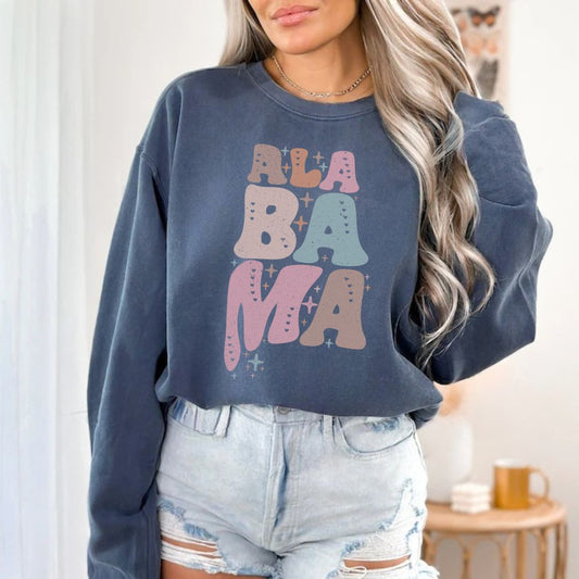 Alabama Retro Vibes Sweatshirt/T-shirt