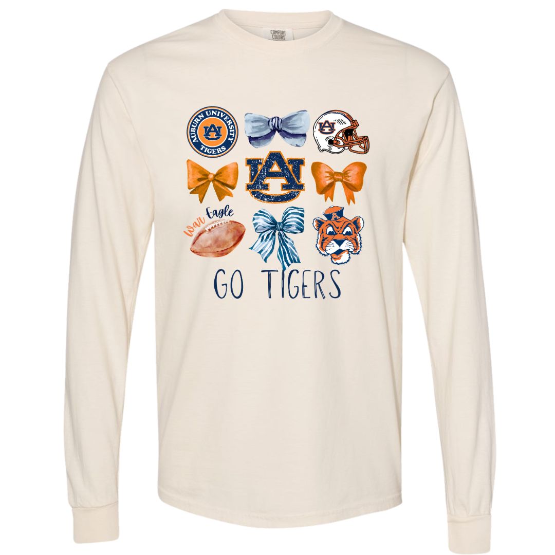 Auburn Coquette Collage Tee