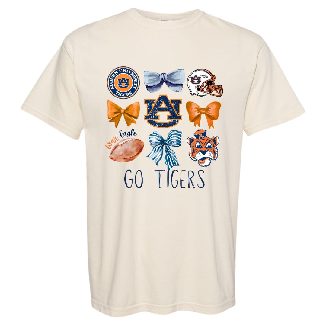 Auburn Coquette Collage Tee