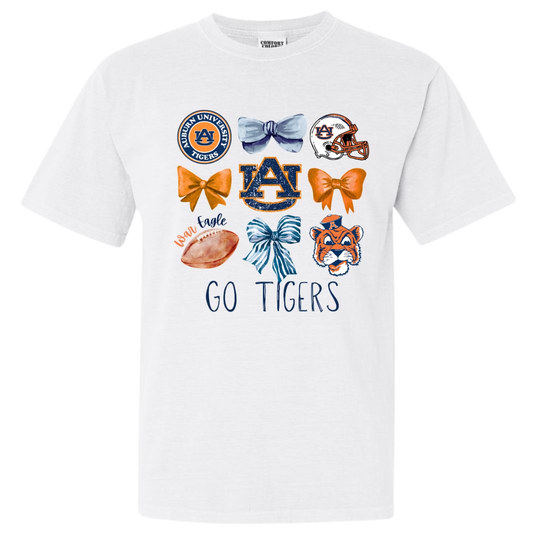 Auburn Coquette Collage Tee