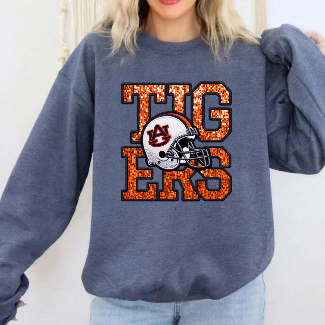 Auburn Tigers Faux Sequins Sweatshirt