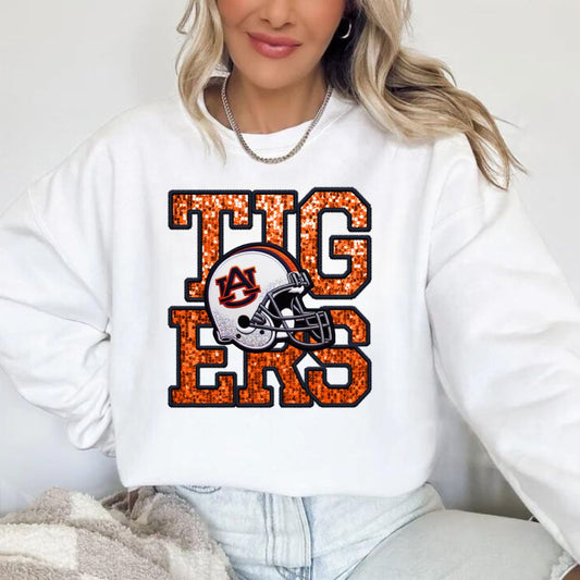 Auburn Tigers Faux Sequins Sweatshirt