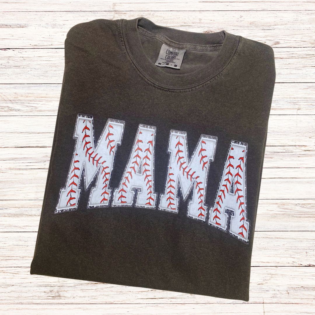 MAMA Baseball T-shirt/Pepper