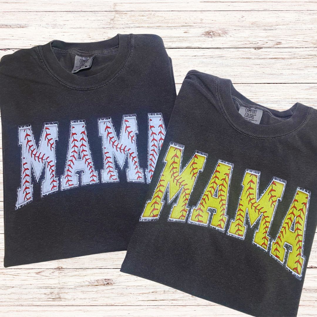 MAMA Baseball T-shirt/Pepper