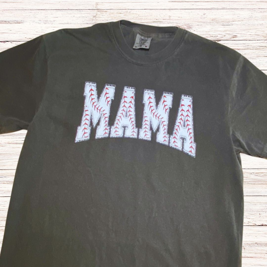 MAMA Baseball T-shirt/Pepper