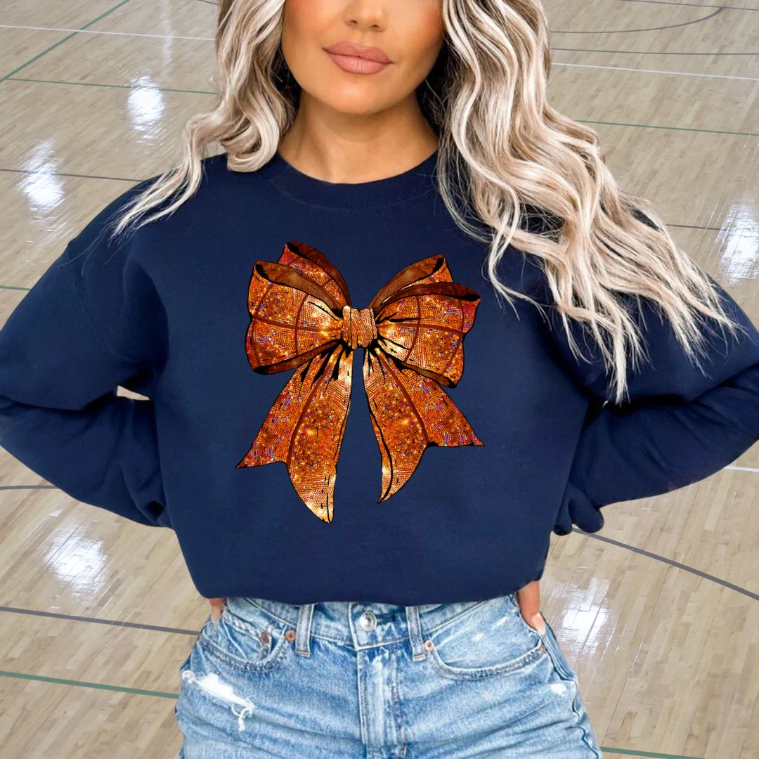 Basketball Bow Sweatshirt
