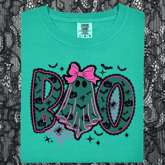 Black Lace Boo T-shirt