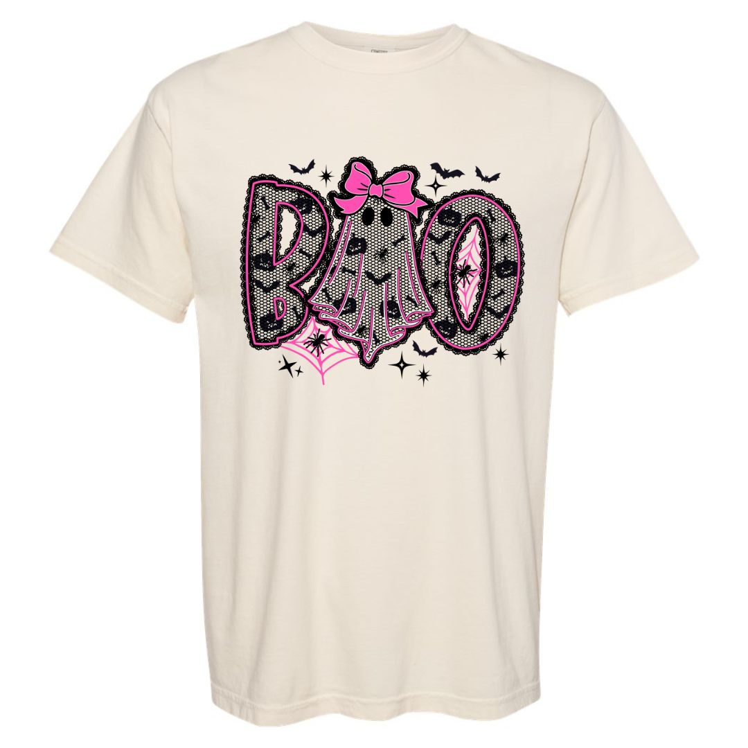 Black Lace Boo T-shirt
