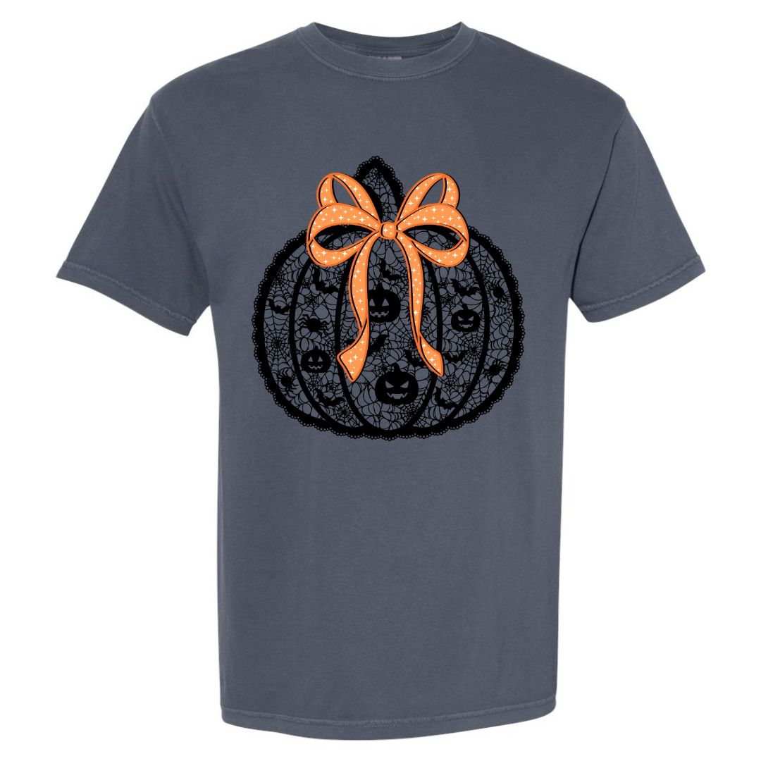 Black Lace Pumpkin T-shirt