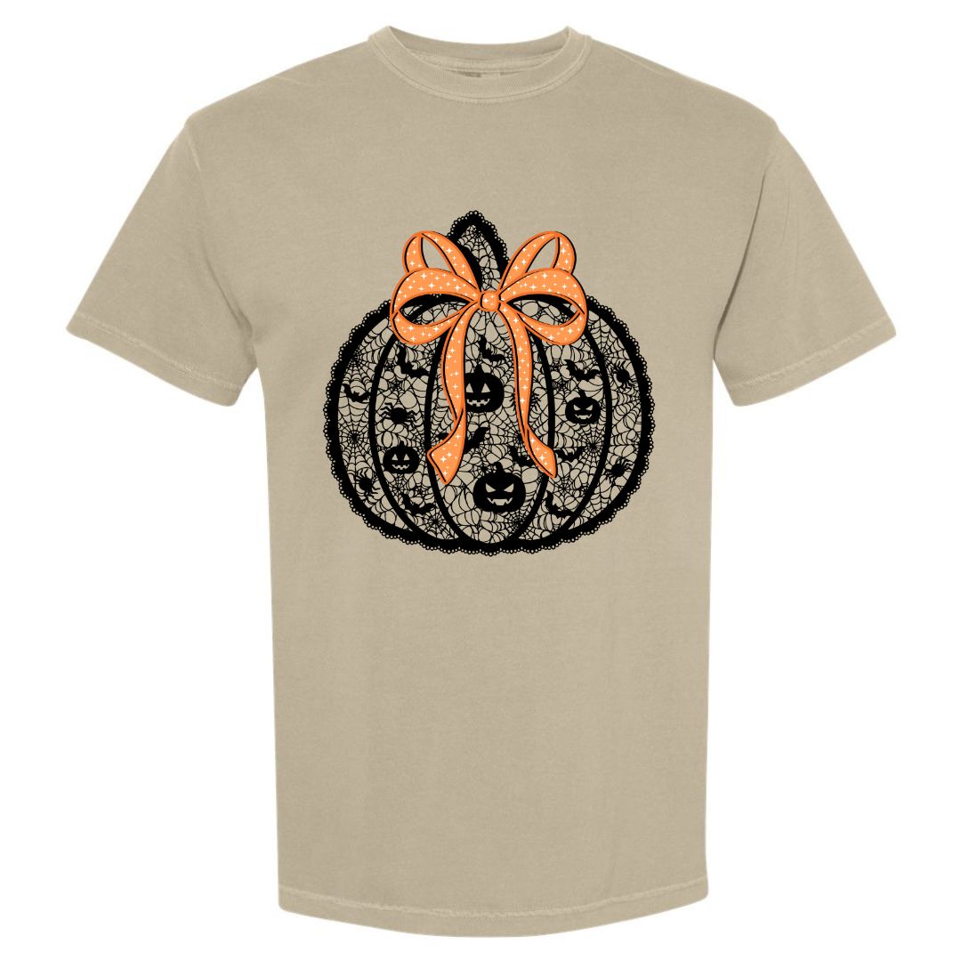Black Lace Pumpkin T-shirt