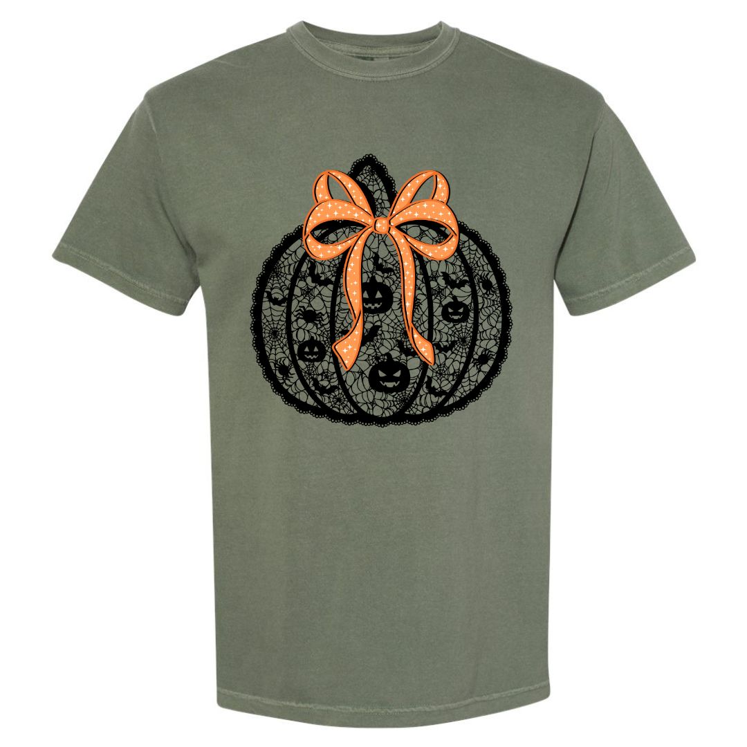 Black Lace Pumpkin T-shirt