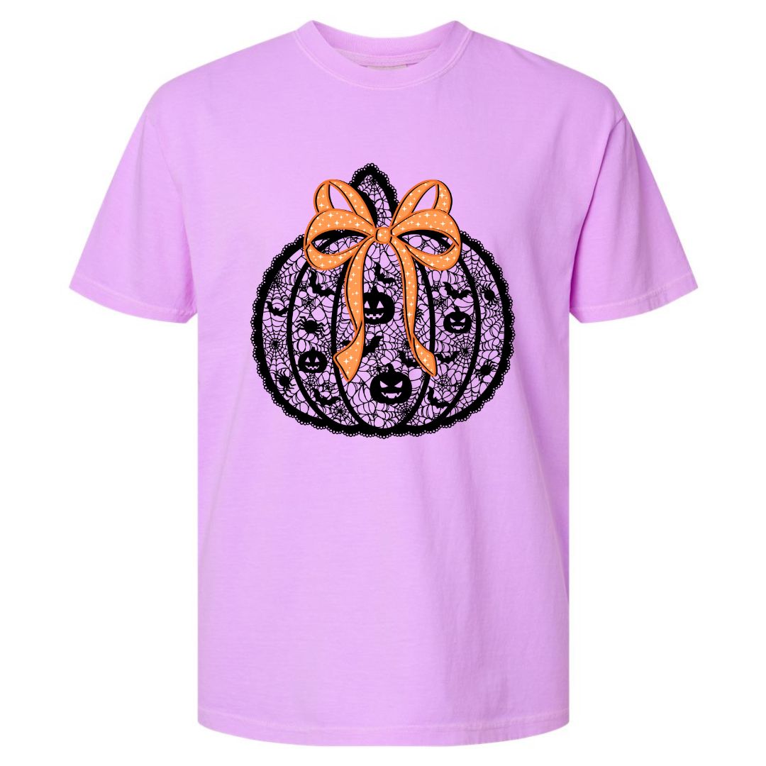 Black Lace Pumpkin T-shirt
