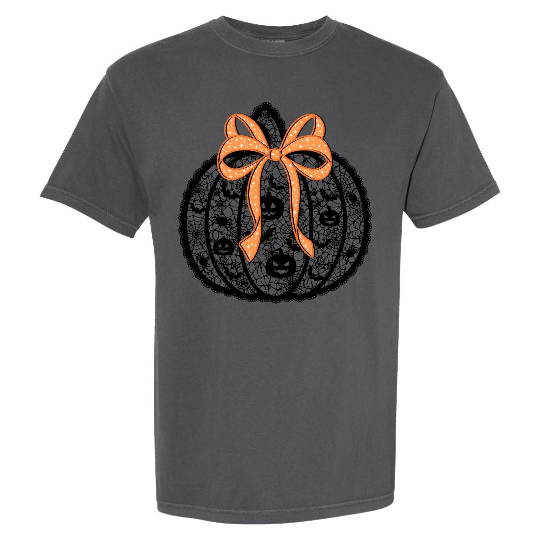 Black Lace Pumpkin T-shirt