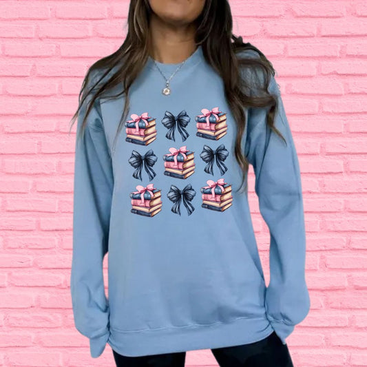 Books & Bows Coquette Sweatshirt