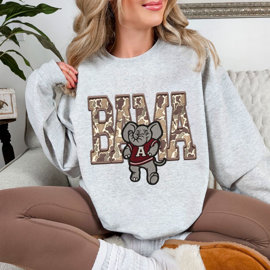 BAMA Camo Mascot Sweatshirt