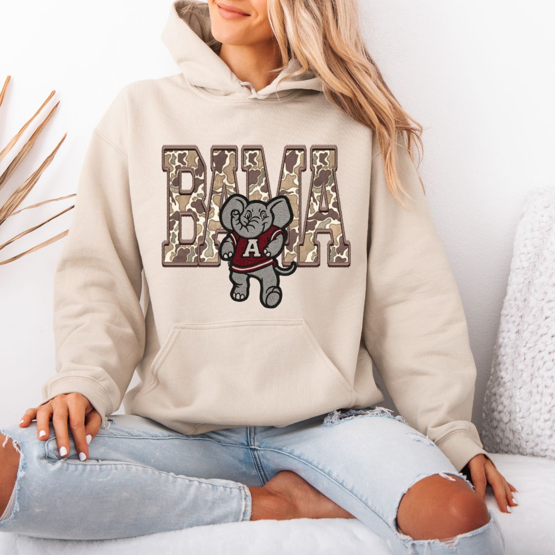 BAMA Camo Mascot Sweatshirt