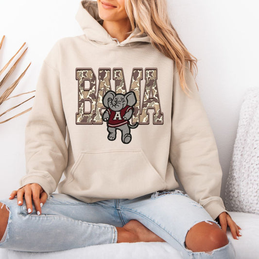 BAMA Camo Mascot Sweatshirt