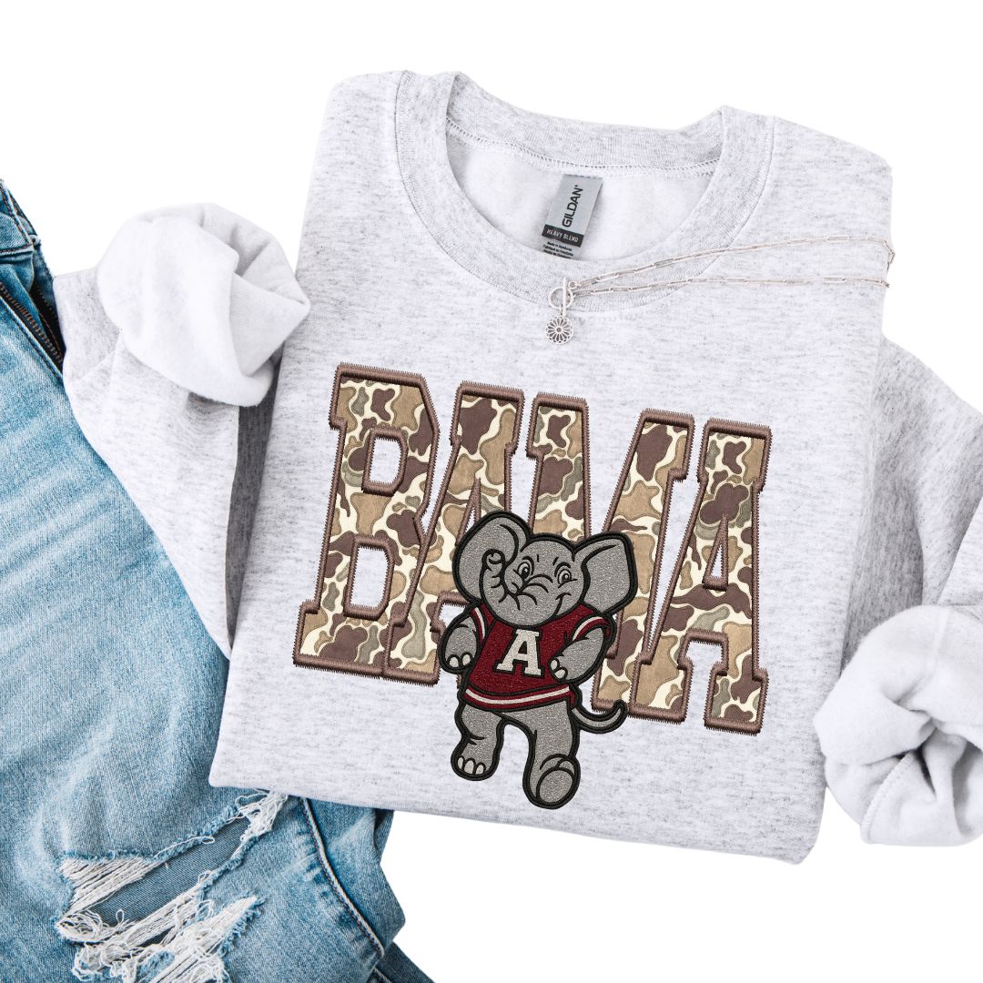 BAMA Camo Mascot Sweatshirt