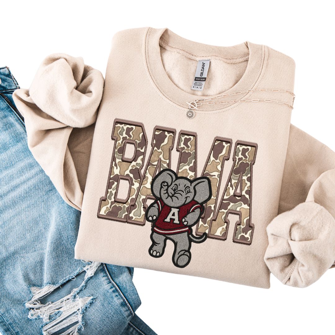 BAMA Camo Mascot Sweatshirt