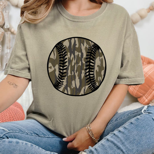 Camo Baseball T-shirt